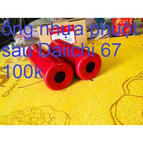Honda 67-72: ống mũ nhựa đỏ hiệu Daiichi hàng thái cho honda 67-72