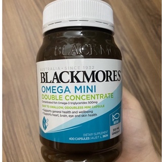 (Mẫu mới) Blackmores Odourless Fish Oil - Dầu Cá không mùi Blackmores viên nhỏ, viên to 400 viên Úc