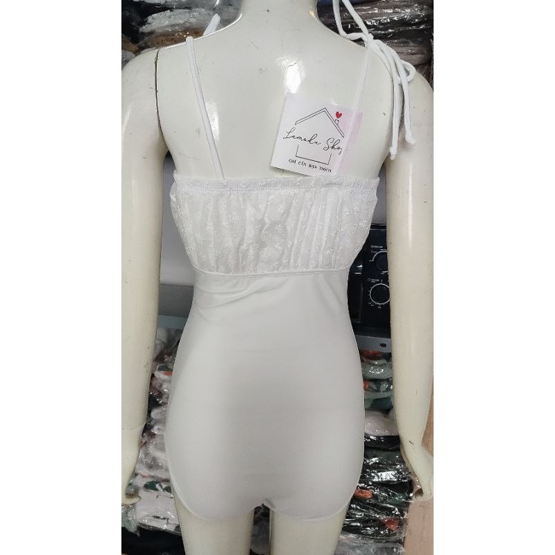 Bikini Áo Tắm 2 Dây LMD31 Nhún Bèo Nhẹ Nhàng Chất Ren Quảng Châu Hottrend 2021 Sang Chảnh Tôn Dáng Khoe Lưng Trần Sexy | BigBuy360 - bigbuy360.vn