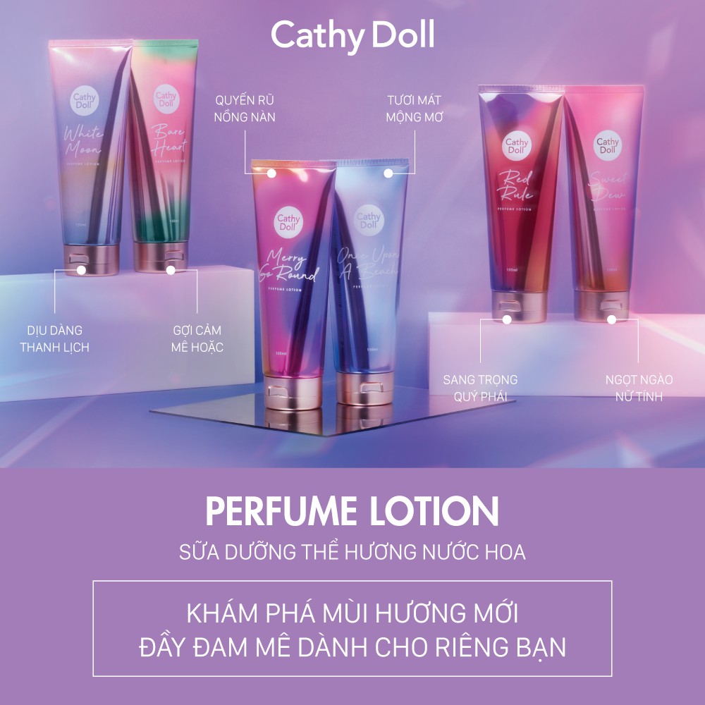 Sữa dưỡng thể hương nước hoa Cathy Doll Perfume Lotion 150ml