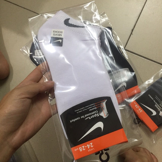 Sỉ  10 đôi tất Nike nam cổ ngắn loại đẹp