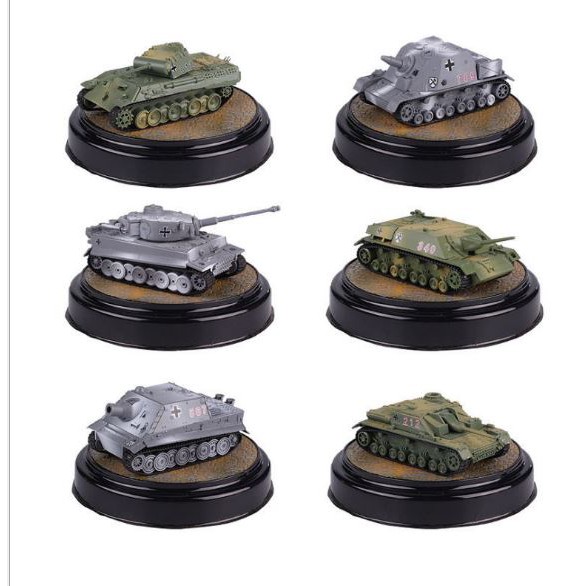 đồ chơi mô hình xe tank Đức tỉ lệ 1/72 kèm sa bàn (ráp không cần keo, có kèm decal) màu sắc ngẫu nhiên