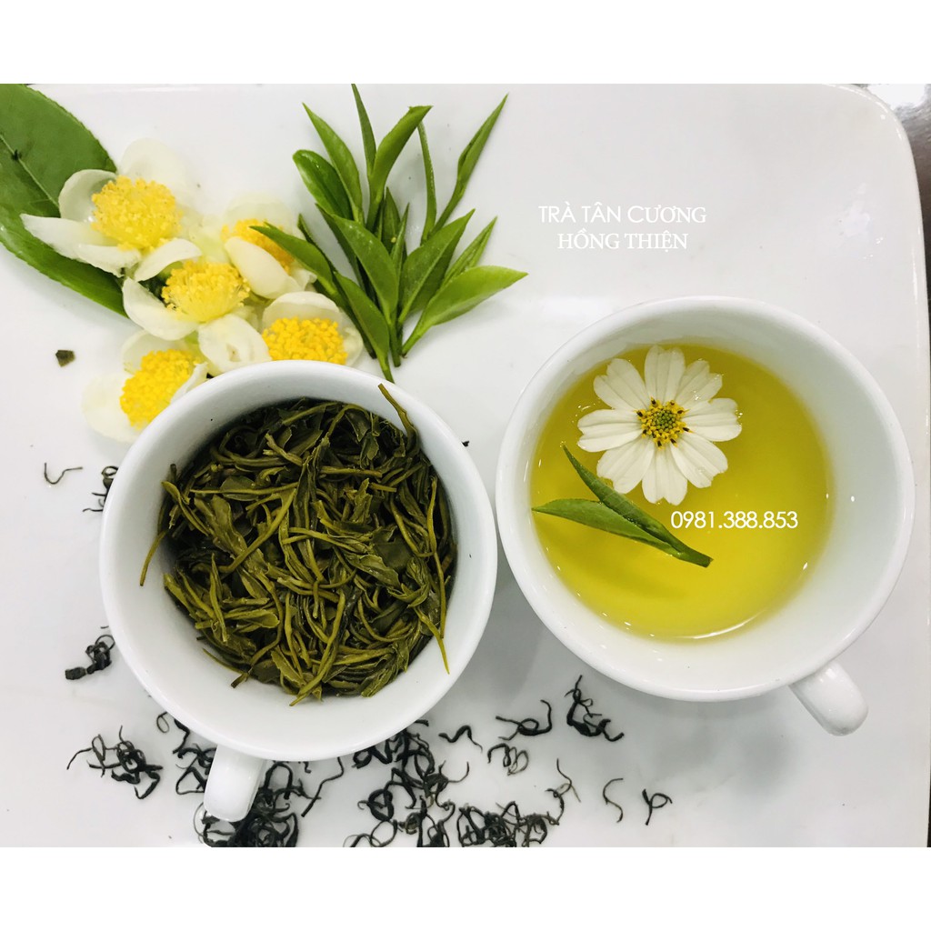 Chè Thái Nguyên - Trà Thái Nguyên - Tôm nõn Cao cấp 3  CÓ ĐÓNG HỘP BIẾU FREE