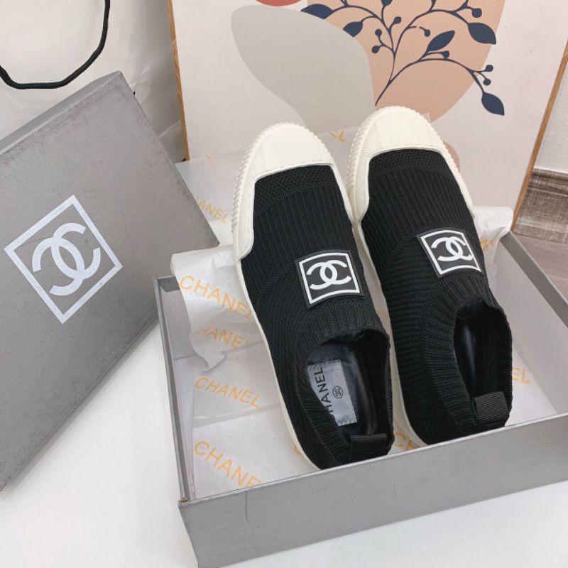 Giày Thể Thao Len Chun Không Dây Mềm Êm Fullbox Hãng Cao Cấp