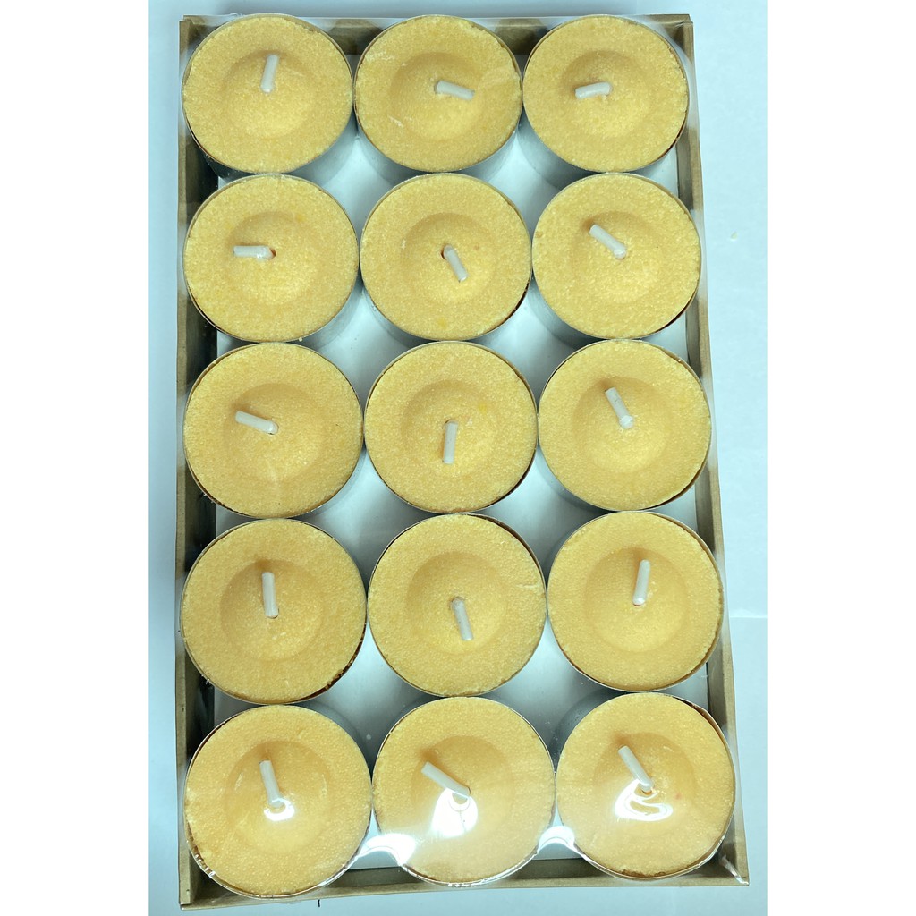 Nến Tealight 30 viên đốt cháy 4 tiếng không mùi không khói