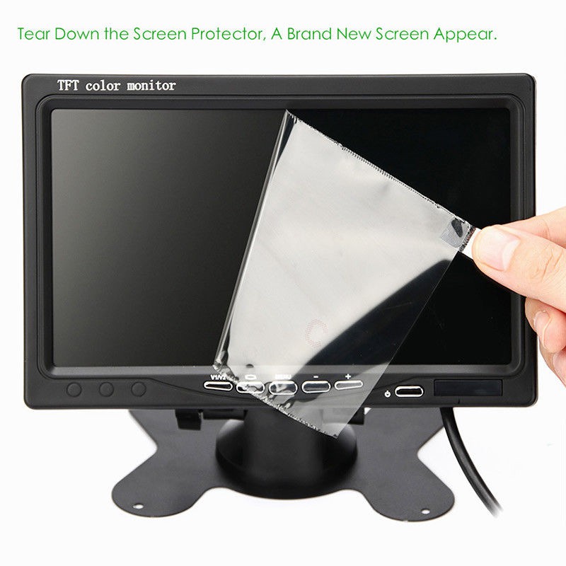 Màn hình LCD HD 12 V-24V 7 inch TFT có màu quan sát  cho ô tô