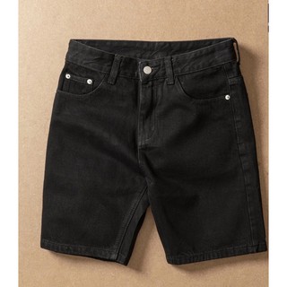 QUẦN SHORT JEAN NAM ĐEN CAO CẤP CO GIÃN