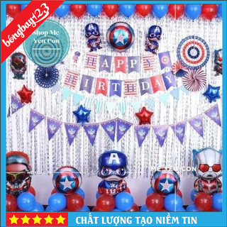Set Sinh Nhật Siêu Nhân Cho Bé Trai, ComBo Trang Trí Tiệc Thôi Nôi Đầy Tháng Siêu Đẹp ♻️SIÊU PHẨM♻️