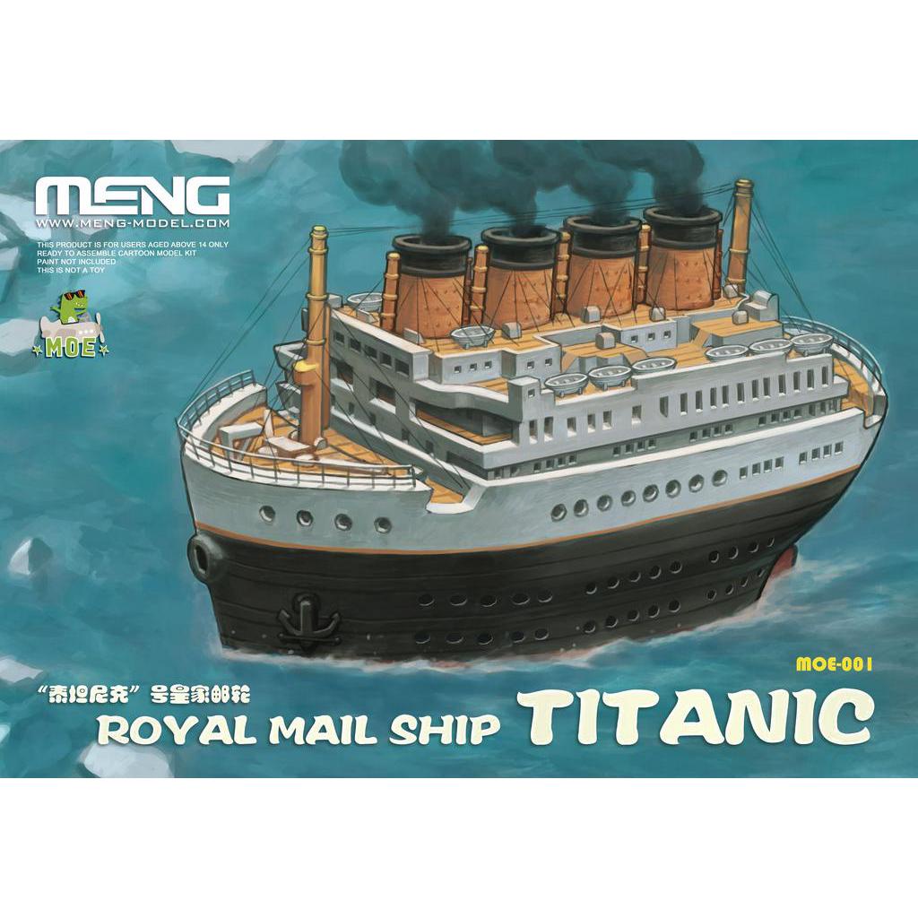 Đồ Chơi Mô Hình Tàu Titanic MOE-001 Không Keo Tách Màu Phiên Bản Q MOE001