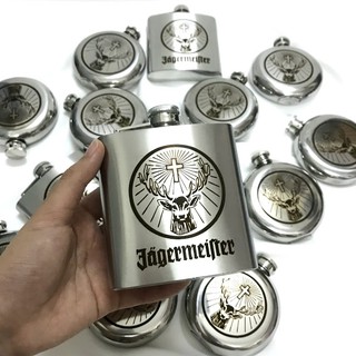 Hipflask (Bình đựng rượu) Jagermeister kèm phễu - 170ml.