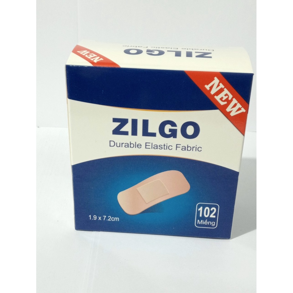 Băng cá nhân ZILGO Hộp 102 miếng
