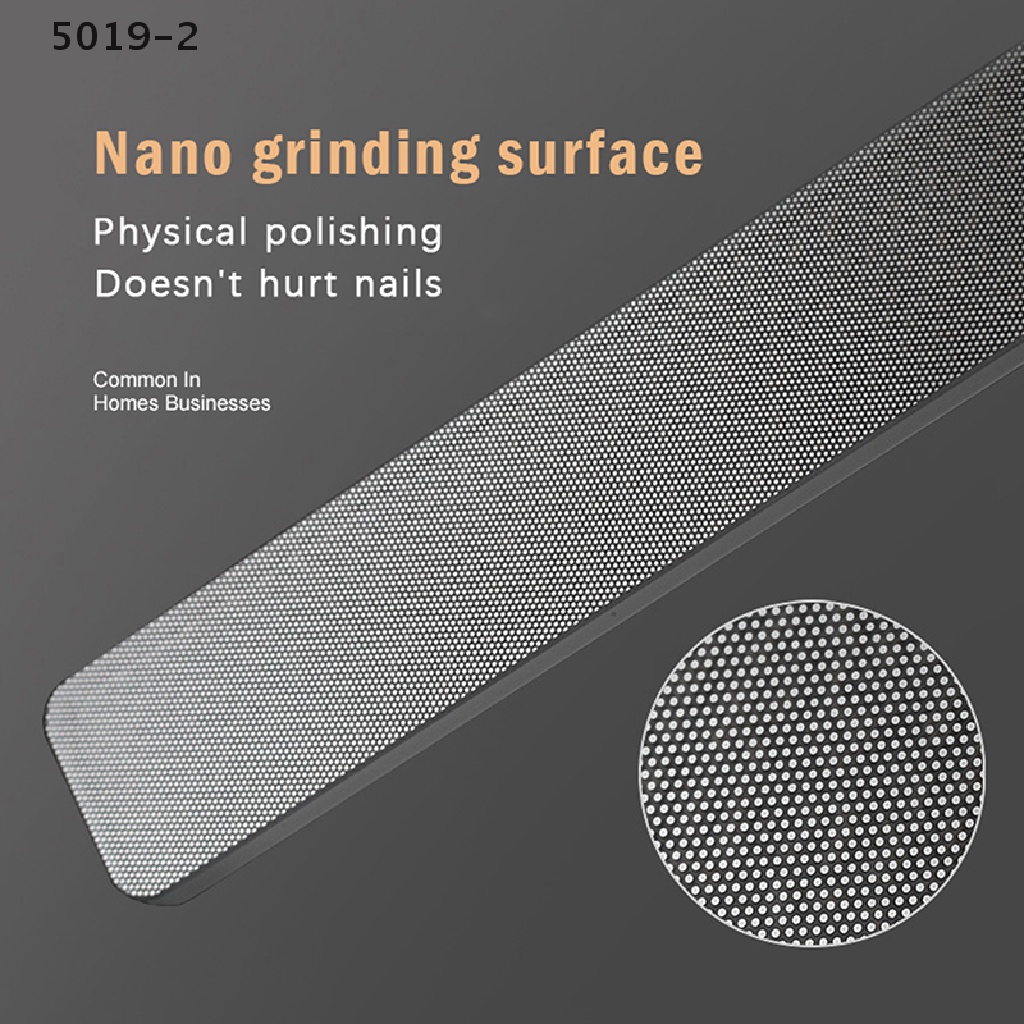 [GAV] 1PC Professional Nano Glass Nail Buffer Durable File Shiner Manicure Files Nail {VN}