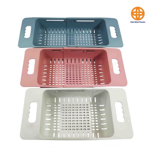 combo 6 khay pháp (3 trắng+3be), giỏ Hàn Quốc có nắp ( 1 S xanh lá, 1M xanh dương, 1M hồng, 1 L nâu)