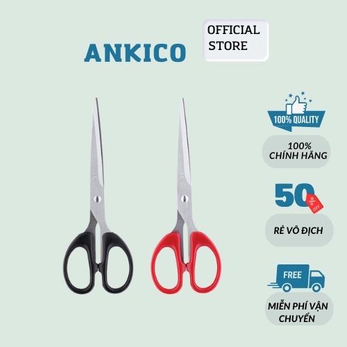 [ANKICO x DELI] Kéo văn phòng Deli kéo học sinh cắt lưỡi thép không gỉ E6009 ANKICO
