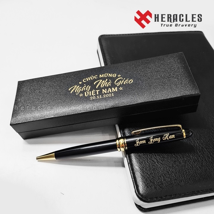 Bút Ký Kim Loại Heracles Pen 006V Khắc tên logo theo yêu cầu - Quà tặng sinh nhật người yêu, thầy cô giáo, quà tặng sếp