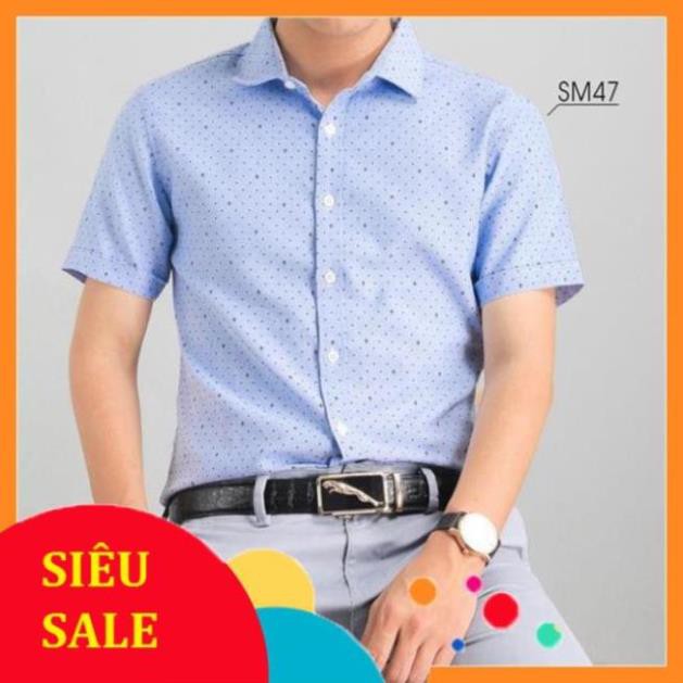 Áo Sơ Mi Nam Ngắn Tay Công Sở Thời Trang Đu Đủ Shop