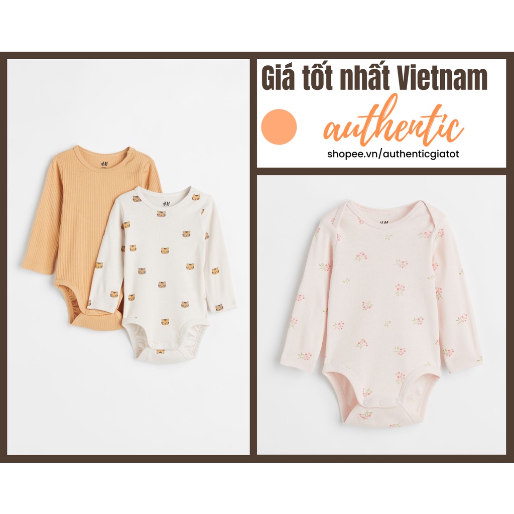 Bộ đồ liền thân tay dài HM cho bé