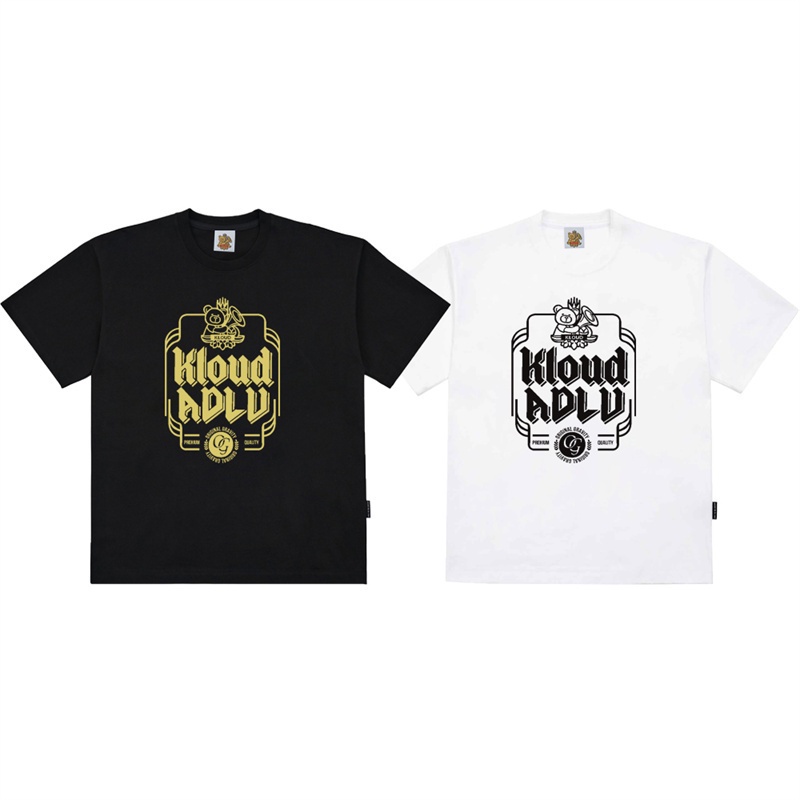 Áo Thun Cotton Ngắn Tay Dáng Rộng In Chữ Acme-de-Lie Thời Trang Cho Nam Và Nữ