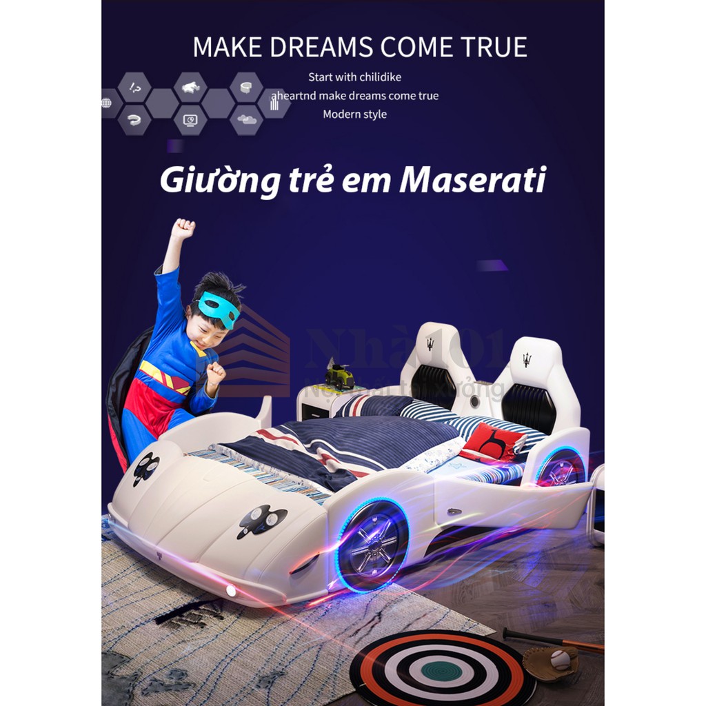 Giường Trẻ Em Maserati