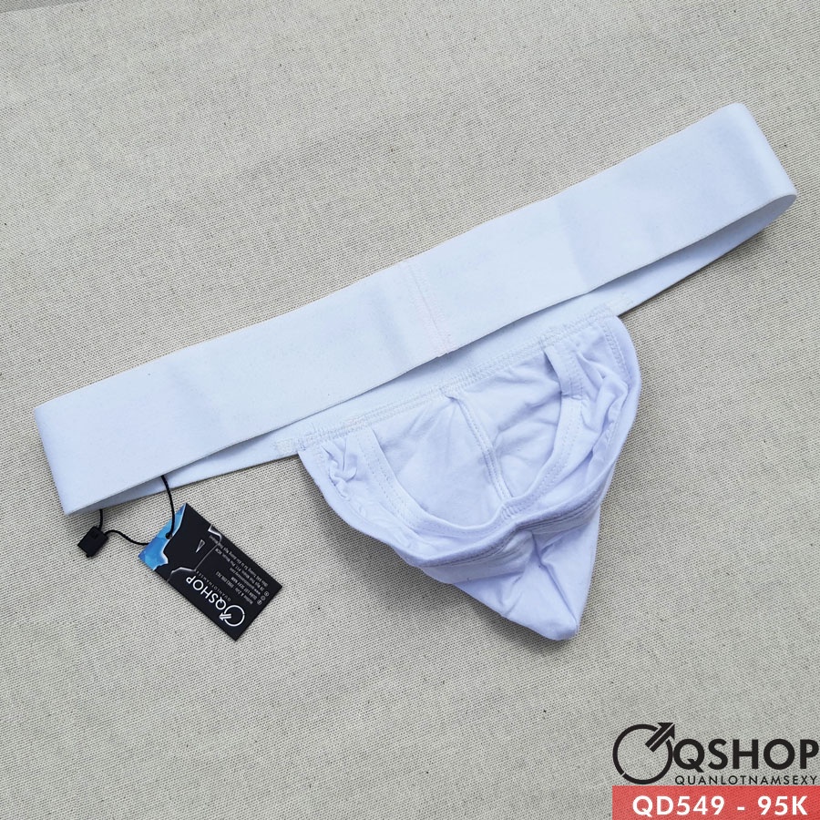 Quần lót dây nam màu trơn thun cotton QSHOP QD549