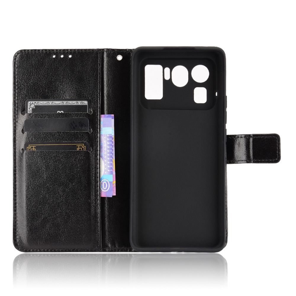 Ốp Điện Thoại Da PU Nắp Gập Tích Hợp Ví Đựng Thẻ Và Dây Đeo Sang Trọng Dành Cho Xiaomi Mi 11 Ultra Xiomi Mi11 Ultra