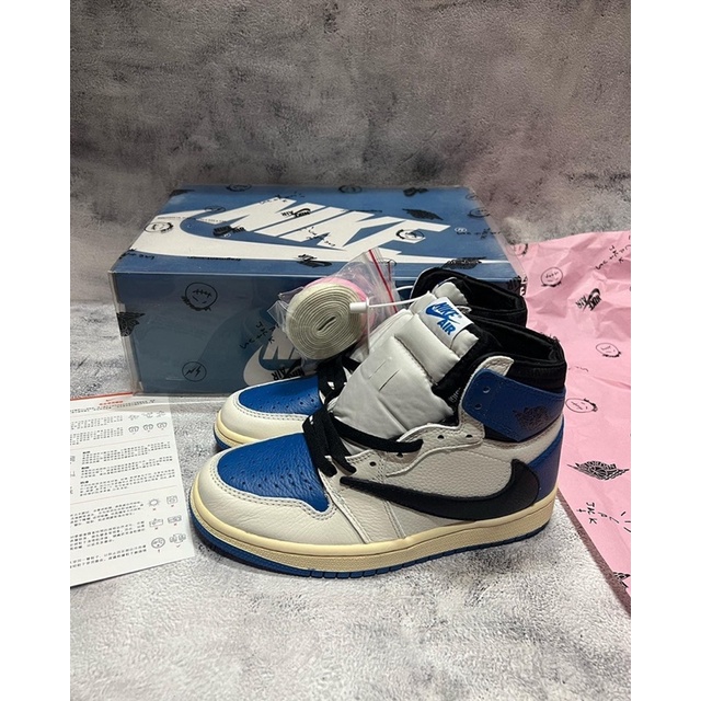 [KELLY SNEAKERS] GIày Thể Thao Sneaker Jordan 1 High Travis Scott x Fragment 2021 - Bản Cao Cấp (Ảnh Thật + Hàng Sẵn)