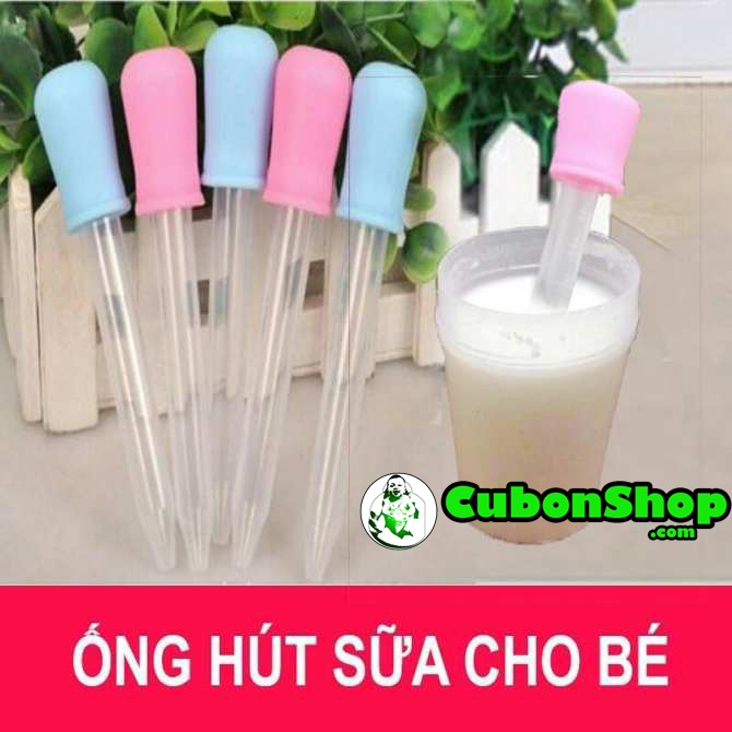 Ống bón sữa nhỏ thuốc cho bé không chịu bú bình an toàn chống sặc 5ml