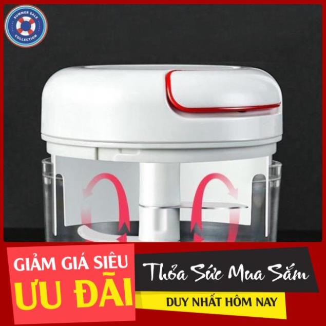 Xay tỏi ớt mini bằng tay Mini Food Chopper, máy xay thịt thực phẩm [Giá sốc] .