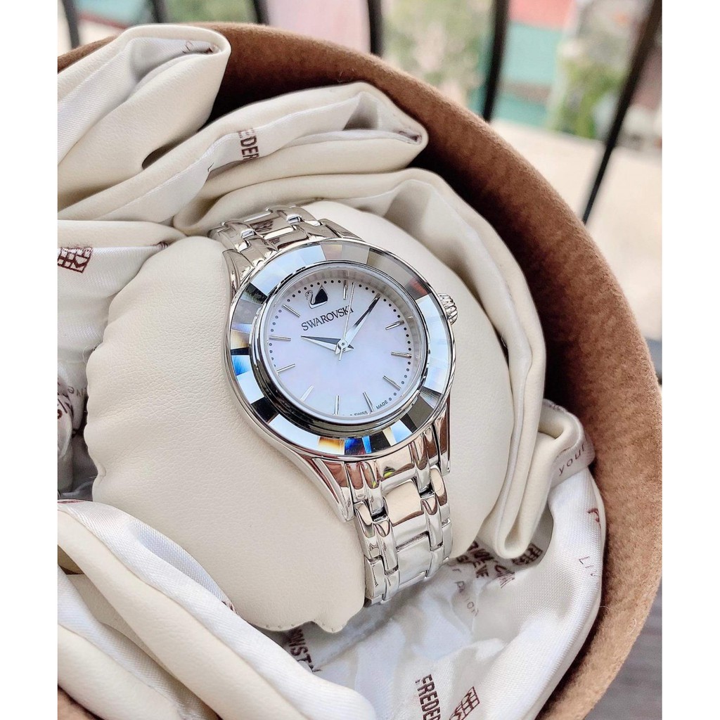 ĐỒNG HỒ SWAROVSKI NỮ ĐÁ viền trơn