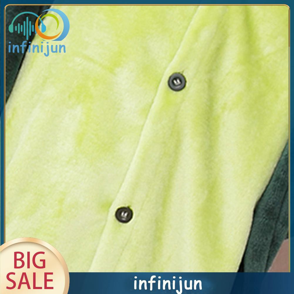 Bộ áo liền quần thiết kế hình khủng long unisex