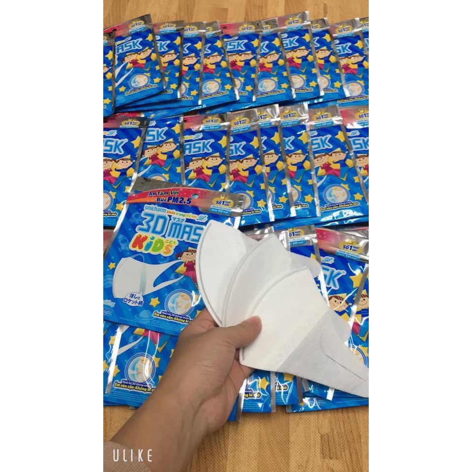 Khẩu trang Nhật Bản Trẻ Em Unicharm 3D Mask (3 miếng) | BigBuy360 - bigbuy360.vn