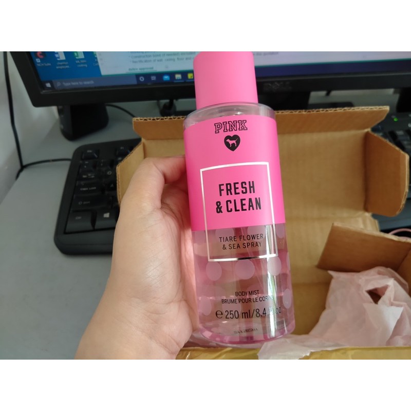 Xịt Thơm Toàn Thân Victoria's Secret PINK Beach Flower& fresh ,clean 250ml | BigBuy360 - bigbuy360.vn