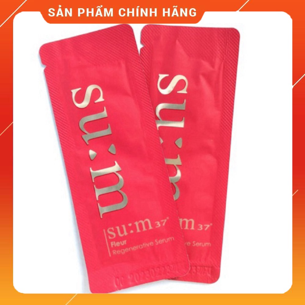Gói sample serum tinh chất trẻ hóa da, chống lão hóa Sum37 đỏ - Fleur Regenerative Serum