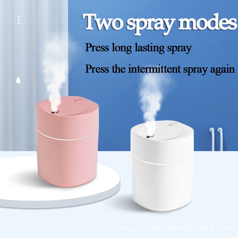 Máy Phun Sương Tạo Độ Ẩm Mini 220ML HUMIDIFIER Khuếch Tán Tinh Dầu Xông Phòng Dùng Trong Phòng Ngủ Và Xe Hơi Toả Hương