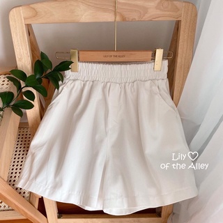 quần short kaki trơn cạp chun basic