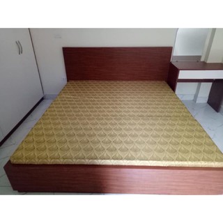 Đệm bông ép Việt Hàn gấp 3mảnh ép lõi trắng tinh khiết - không lún xẹp khi nằm.