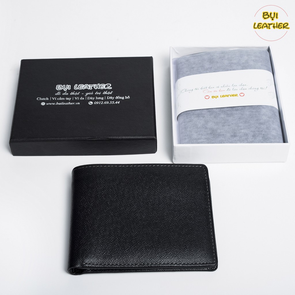 [Mã FASHIONHOTMA hoàn 15 % đơn 150k] Ví da nam cao cấp da saffiano V126 Da Thật - Bh24 tháng | BigBuy360 - bigbuy360.vn