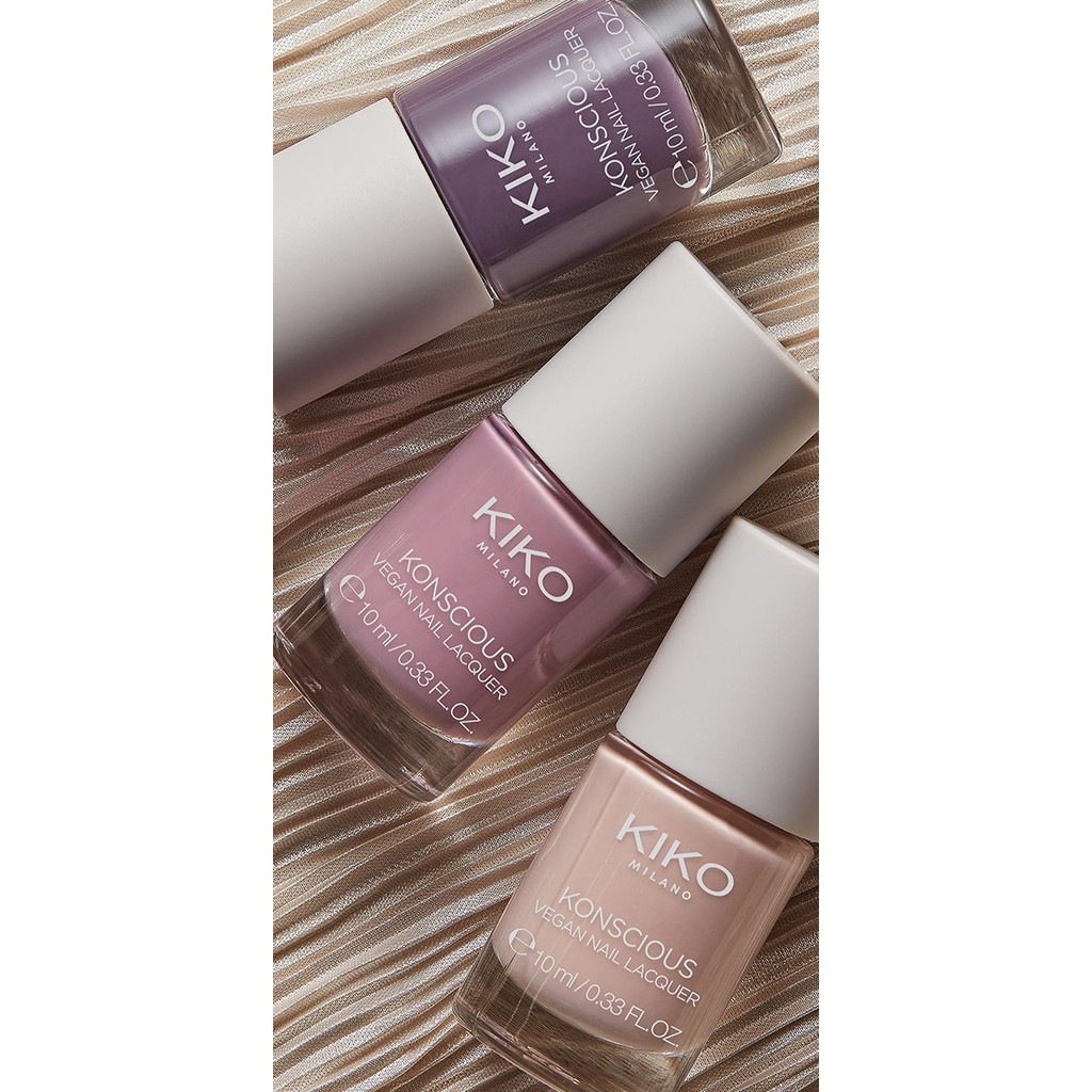 (Chuẩn Pháp-10ml) Sơn móng tay Kiko Konscious Vegan Nail Lacquer