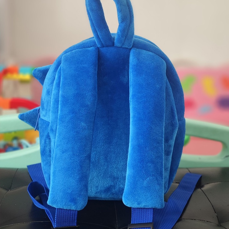 Balo Đi Học Họa Tiết Hoạt Hình Sonic The Hedgehog Dễ Thương Cho Bé