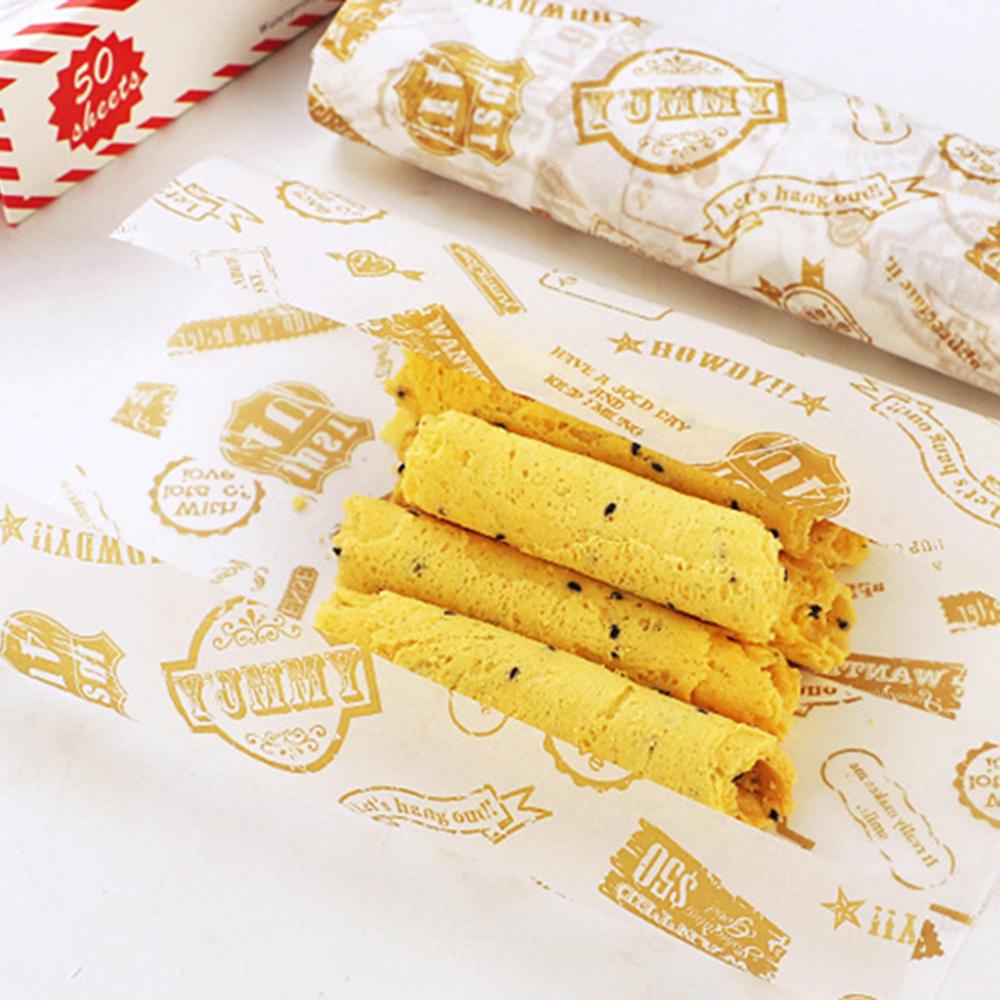 Set 50 Giấy Gói Bánh Sandwich Tiện Lợi