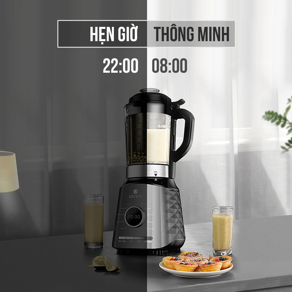 Máy Làm Sữa Hạt Elmich CBE-3902 2 Lít - Hàng Chính Hãng (Bảo Hành Toàn Quốc 2 Năm)