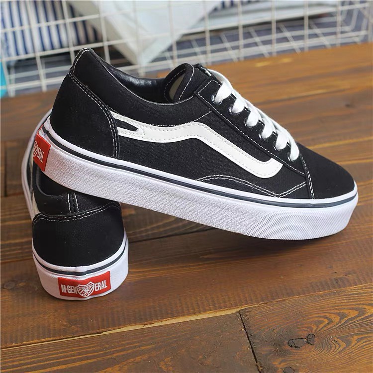 Giày vans old skool đen Nam Nữ, Giày thể thao thời trang Full Box + Bill [Bản SlÊU CẤP]