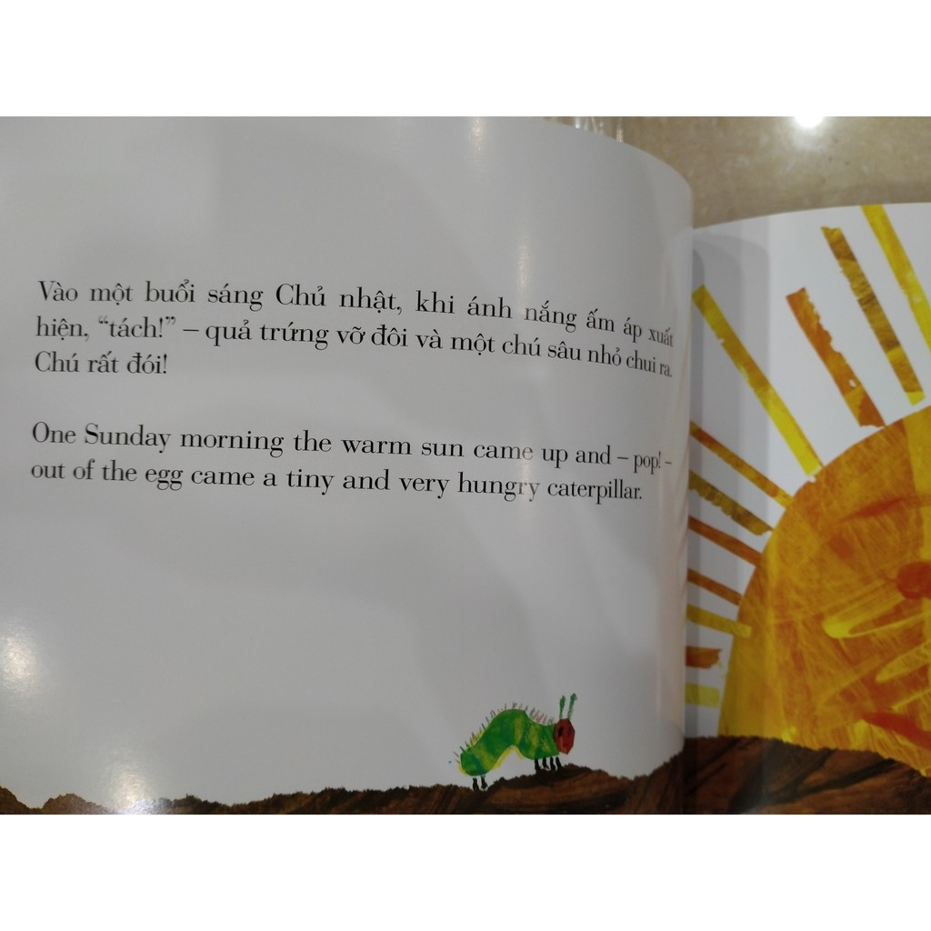 Sách - Chú sâu háu ăn ( the very hungry caterpillar )