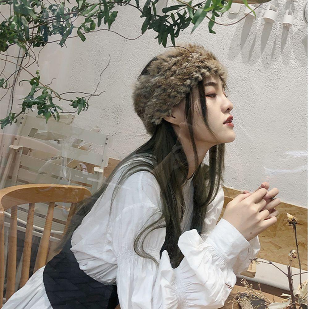 LANSEL Mũ Lông Giả Che Tai Giữ Ấm Cho Nam Và Nữ