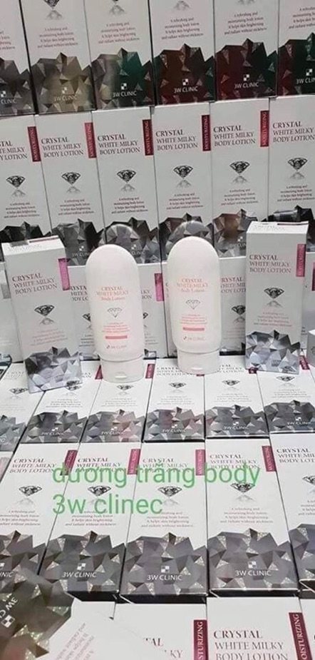 🌷🌷KEM DƯỠNG TRẮNG DA CRYSTAL_WHITE_MILKY_BODY_LOTION🌷🌷