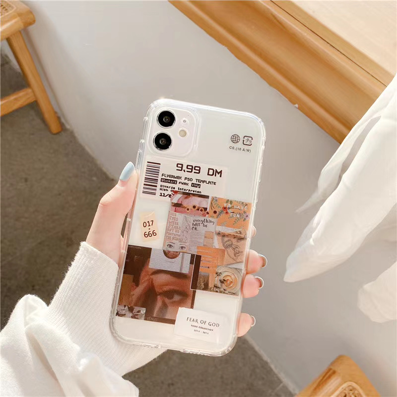 Ốp điện thoại trong suốt chống sốc cho iPhone 7plus 8 plus 7 8 X XS XR XSMAX 11 11pro 11promax 12 12pro 12promax | BigBuy360 - bigbuy360.vn