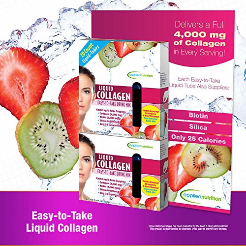Collagen Liquid Drink Mix 4000Mg Của Mỹ, hộp 10 ống