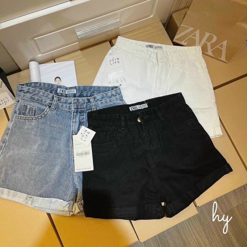 Quần sooc bò 3 màu