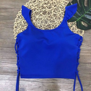 [ FREESHIP TOÀN QUỐC ] Crop Top Tay Bèo Thắt Dây