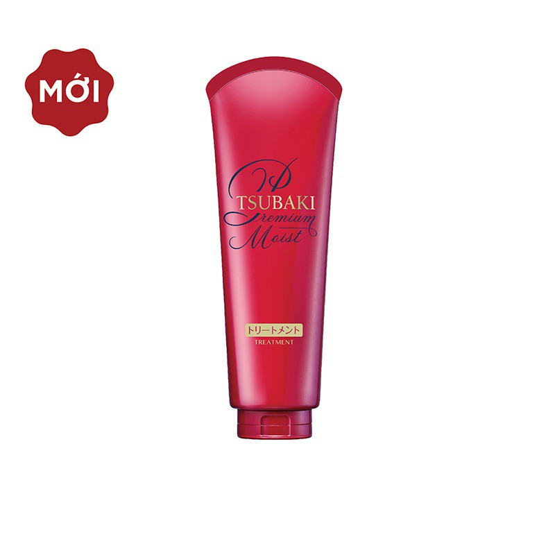 Kem xả Dưỡng tóc bóng mượt Premium Moist Tsubaki 180g | BigBuy360 - bigbuy360.vn